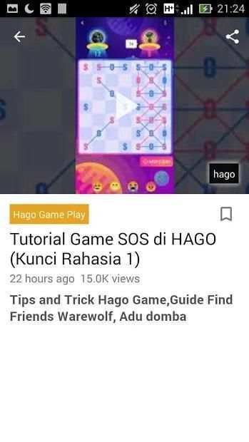 Tips dan Trick Hago, adu domba dan SOS screenshot 1