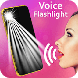 Flashlight on Voice : Voice Torch आइकन