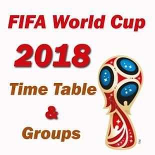 FIFA World Cup 2018 Dates Schedule screenshot 1
