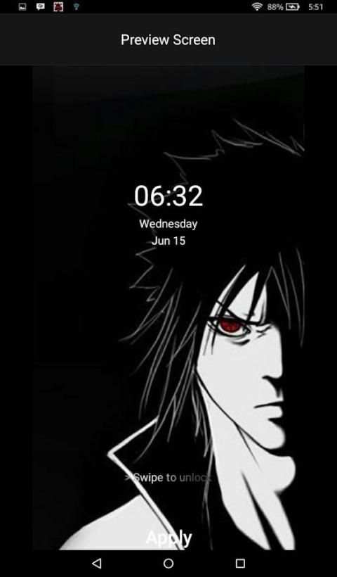 Sharingan Lock Screen-Best App Lock n Lock Screen screenshot 1