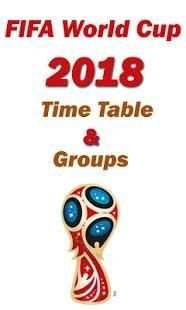 FIFA World Cup 2018 Dates Schedule screenshot 2