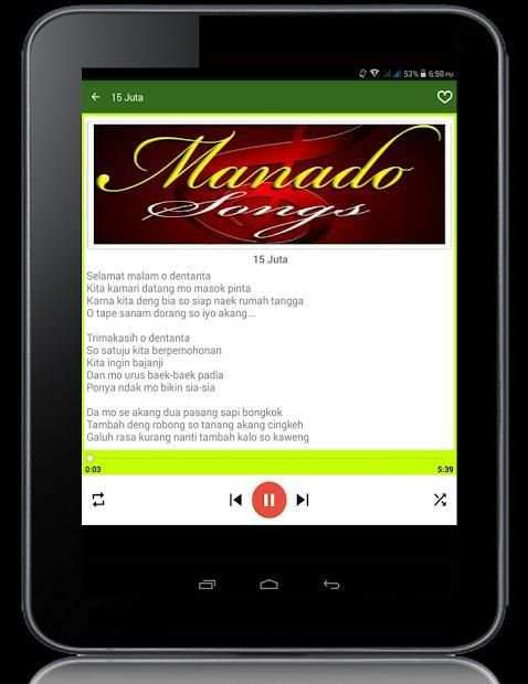 Lagu Manado screenshot 11