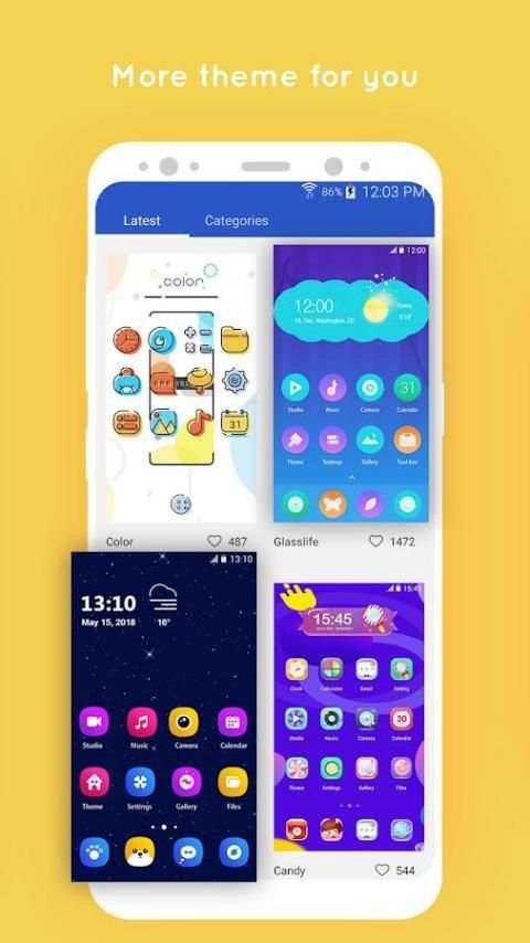 S9 Plus Launcher screenshot 4
