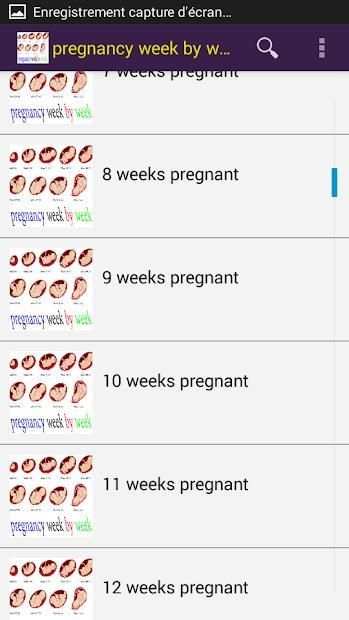 pregnancy week by week स्क्रीनशॉट 5