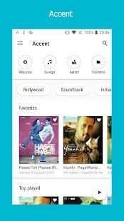 Accent Music Player स्क्रीनशॉट 14