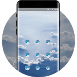 Lock theme for lg q6 mist cloud wallpaper आइकन