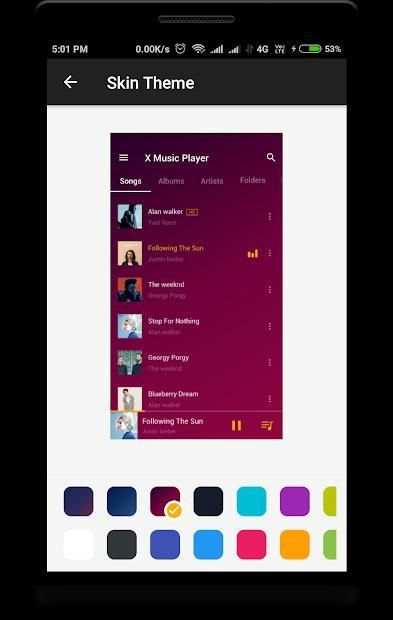 Milky Music Player स्क्रीनशॉट 6