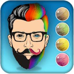 Mustache & Beard Color Effect - Hair Color Changer