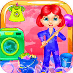 Little Baby Girl House Cleanup icon