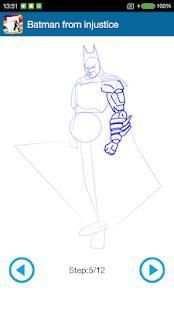 How To Draw Batman screenshot 5