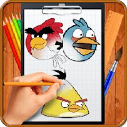 Learn How to Draw Angry Birds Character иконка