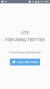 Lite for using Twitter screenshot 7