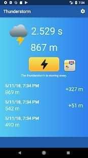 Thunderstorm - Distance from Lighting स्क्रीनशॉट 2