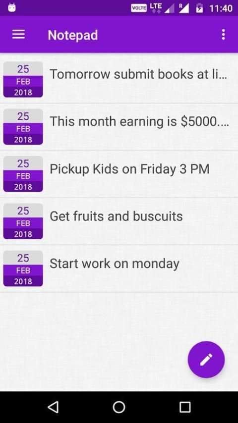 Notepad Easy Notes – Notepad for Android screenshot 2