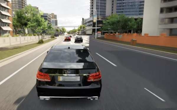 Car Driving Mercedes AMG Simulator स्क्रीनशॉट 1