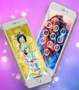 Disney Princess Lock Screen Phone screenshot 3