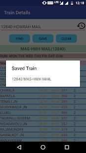 Pocket Railway Enquiry(India) screenshot 1