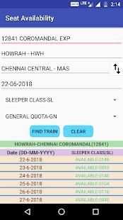 Pocket Railway Enquiry(India) screenshot 7
