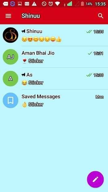shinuu messanger screenshot 2