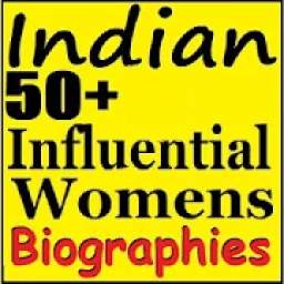 50 Indian Influential Women's Biography