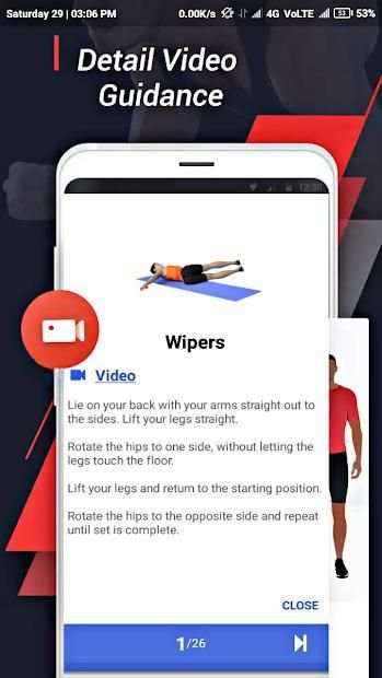 Six Pack Abs in 30 Days - 6 Pack Abs Home Workout स्क्रीनशॉट 4