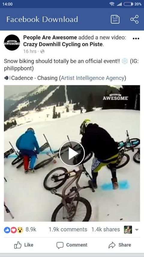FREE FACEBOOK VIDEO DOWNLODER screenshot 3