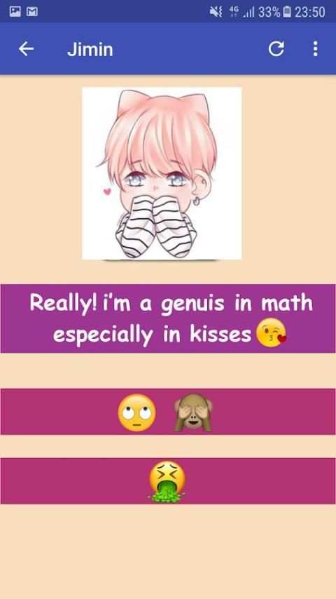 BTS Messenger V screenshot 1
