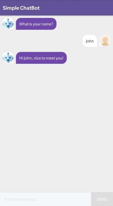 Simple Chat Bot screenshot 1