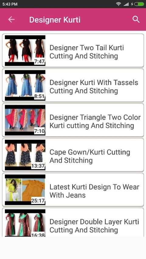 Kurti Cutting And Stitching Videos screenshot 2