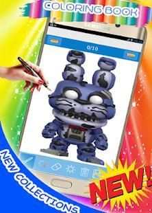 how to draw & coloring FNAF new collection screenshot 4
