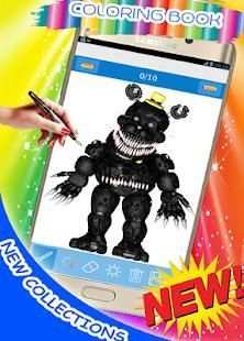 how to draw & coloring FNAF new collection screenshot 2