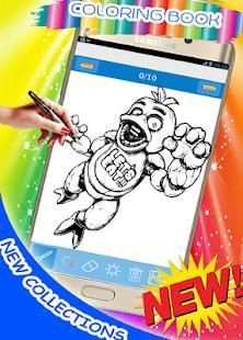 how to draw & coloring FNAF new collection screenshot 1