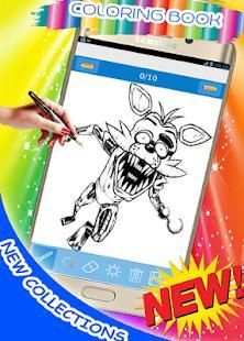 how to draw & coloring FNAF new collection screenshot 5