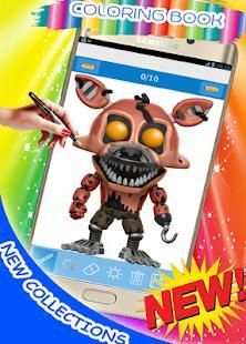 how to draw & coloring FNAF new collection screenshot 6