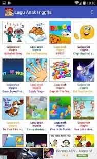 Lagu Anak Inggris 7 تصوير الشاشة