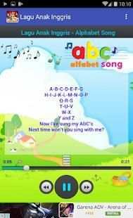 Lagu Anak Inggris 5 تصوير الشاشة