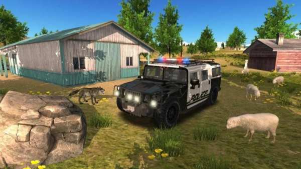 Police Car Driving Offroad screenshot 1