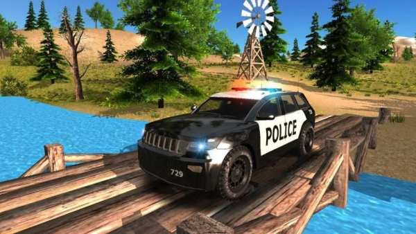 Police Car Driving Offroad screenshot 5