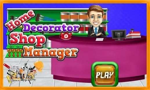 Home Decorator Shop Manager – House Makeover Store screenshot 1