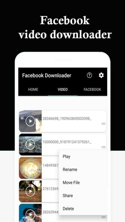 Facebook Video Downloader 2018 screenshot 4