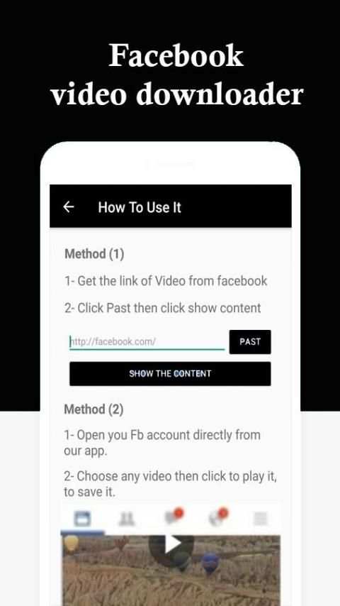 Facebook Video Downloader 2018 screenshot 2