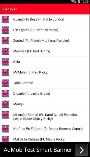Becky G Musica screenshot 2