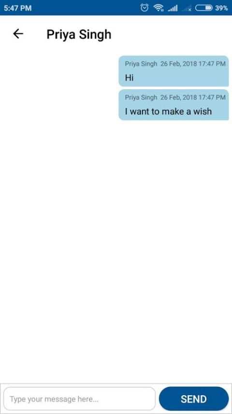 WishApp screenshot 1