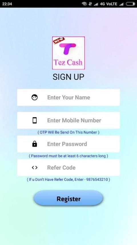 Tez cash screenshot 6