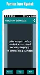 Pantun Lucu Bikin Ngakak screenshot 1