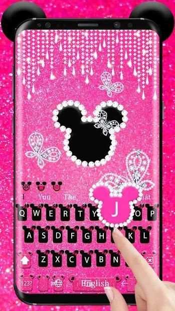 Keyboard Mouse Diamond Pink screenshot 3