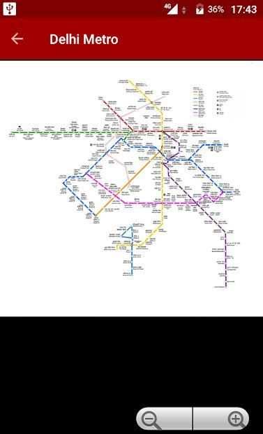 Delhi Metro Map & Route Info screenshot 7