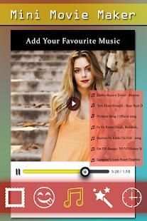 Mini Movie Maker with Music screenshot 3
