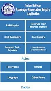 Indian Railway - Passenger Reservation Enquiry screenshot 7