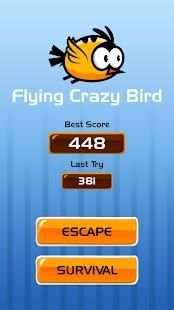 Flying Crazy Bird स्क्रीनशॉट 5